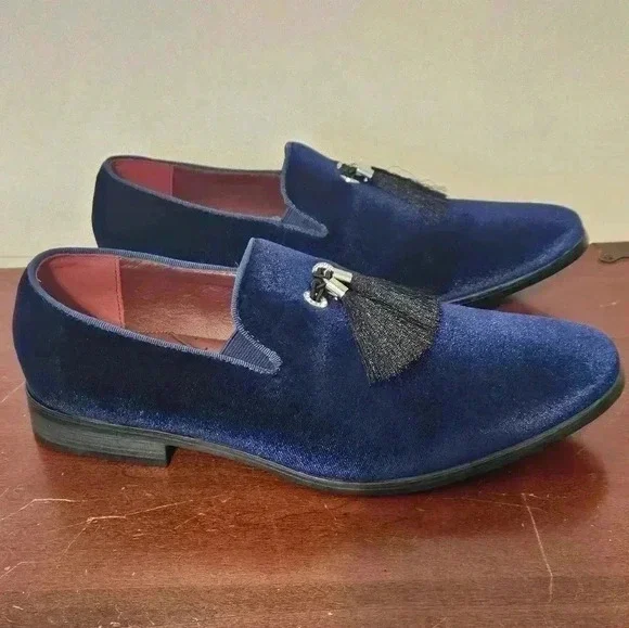 Jump 75 BLUE SUEDE SHOES SIZE 11 EUC NO ISSUES - Picture 3 of 11